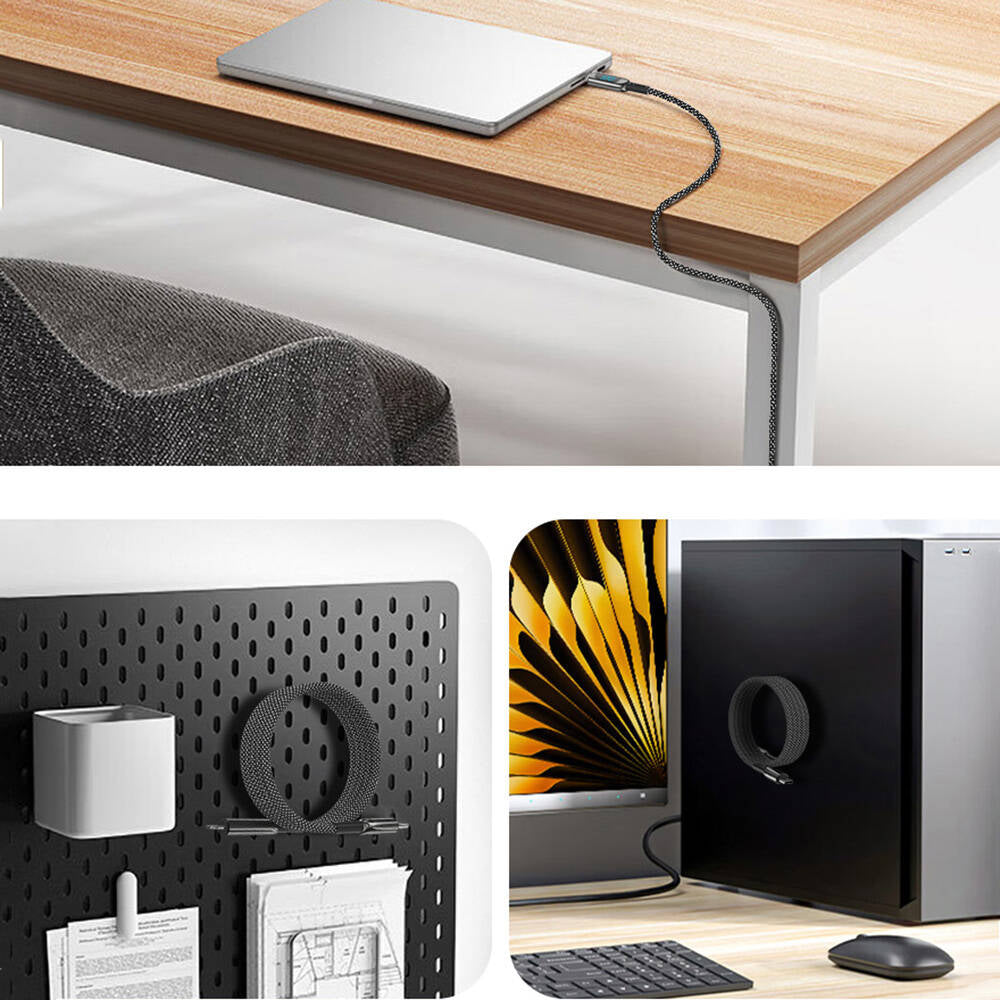 Wiwu Wi-C041 MagQ Çinko Alaşımlı Type-C to Lightning Hızlı Şarj Özellikli Data ve Şarj Kablosu 30W Wiwu Wi-C041 MagQ Çinko Alaşımlı Type-C to Lightning Hızlı Şarj Özellikli Data ve Şarj Kablosu 30W